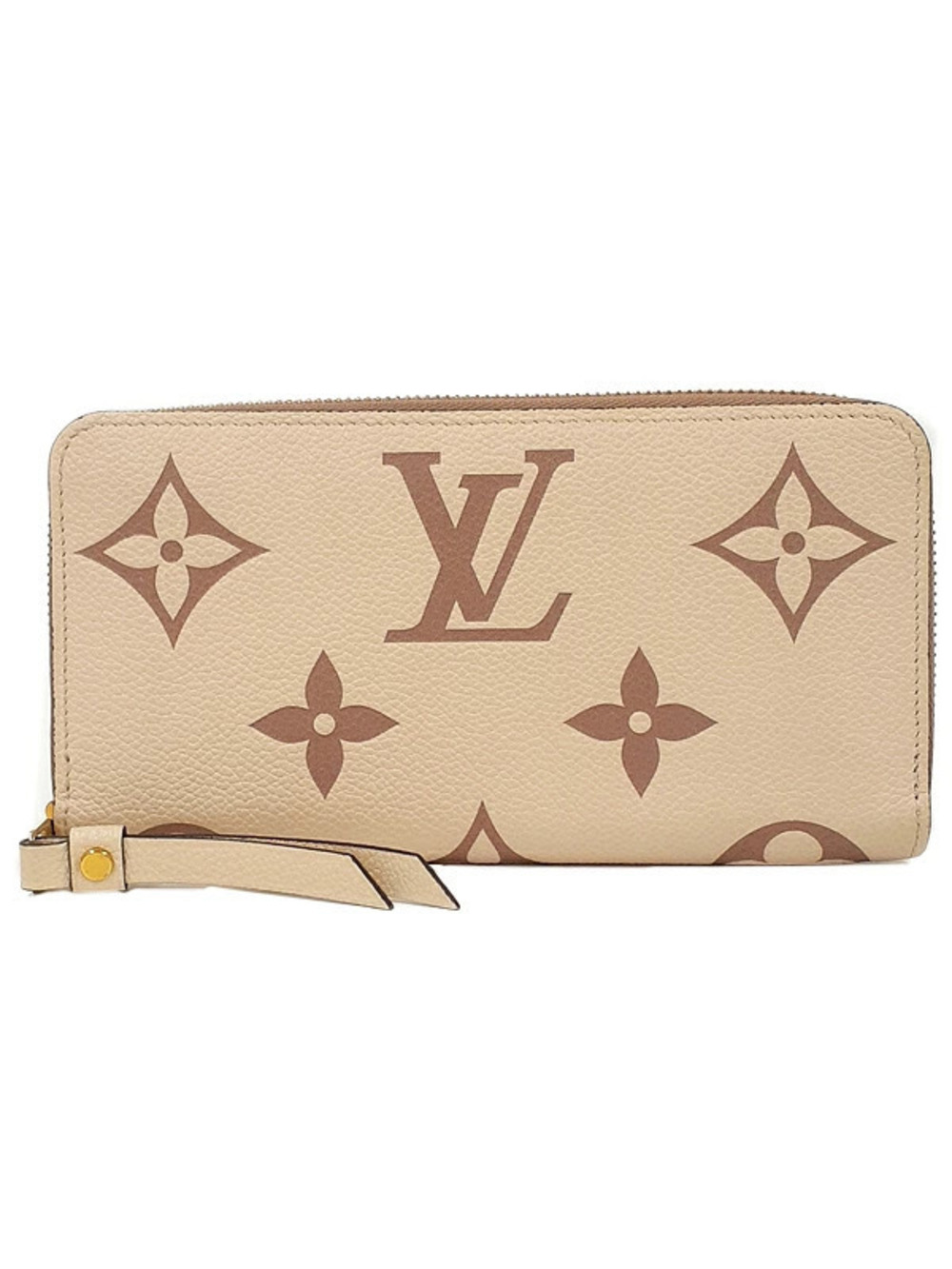 Louis Vuitton Monogram Empreinte Zippy Wallet Round Zipper Long
